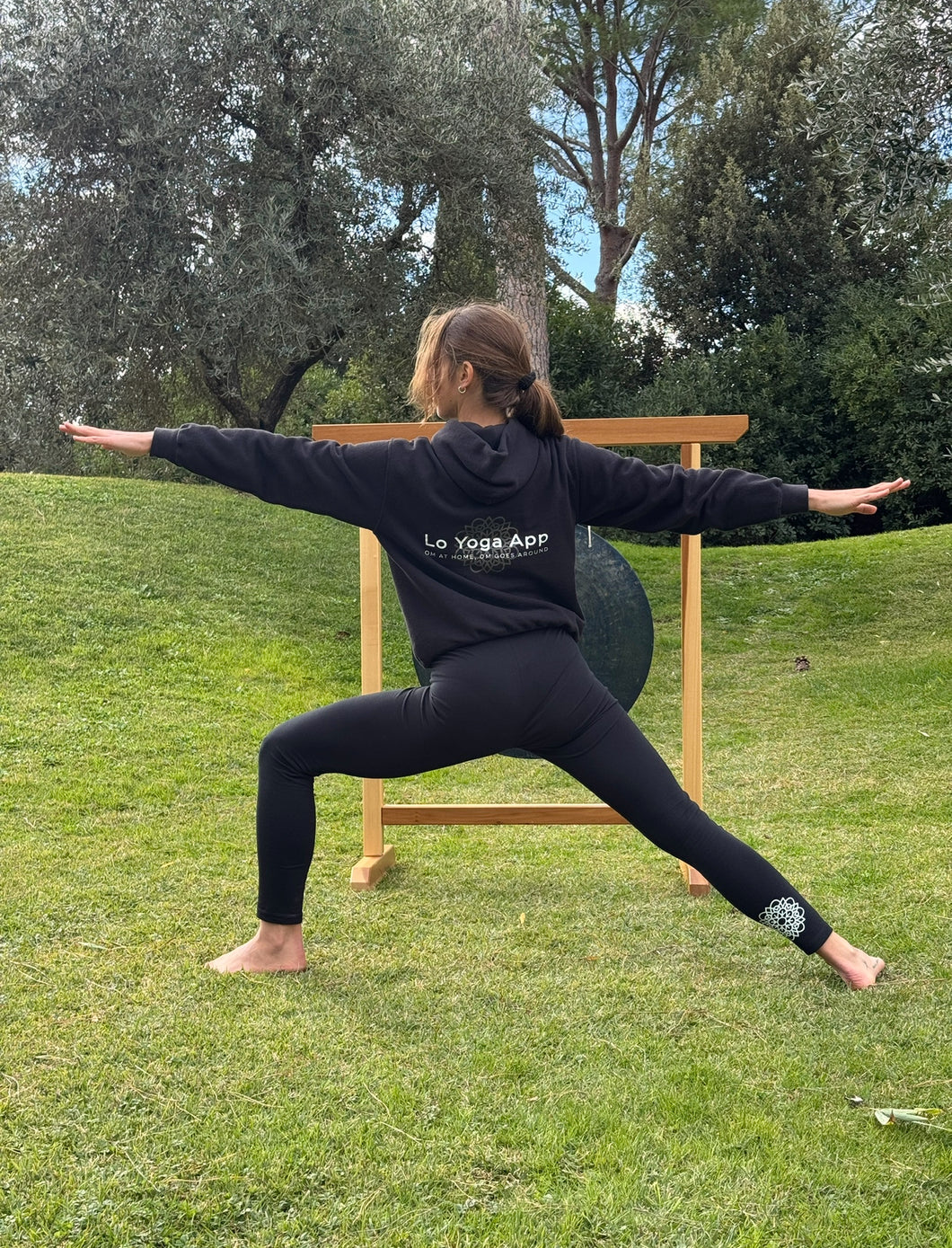 Felpa con cappuccio LoYoga App